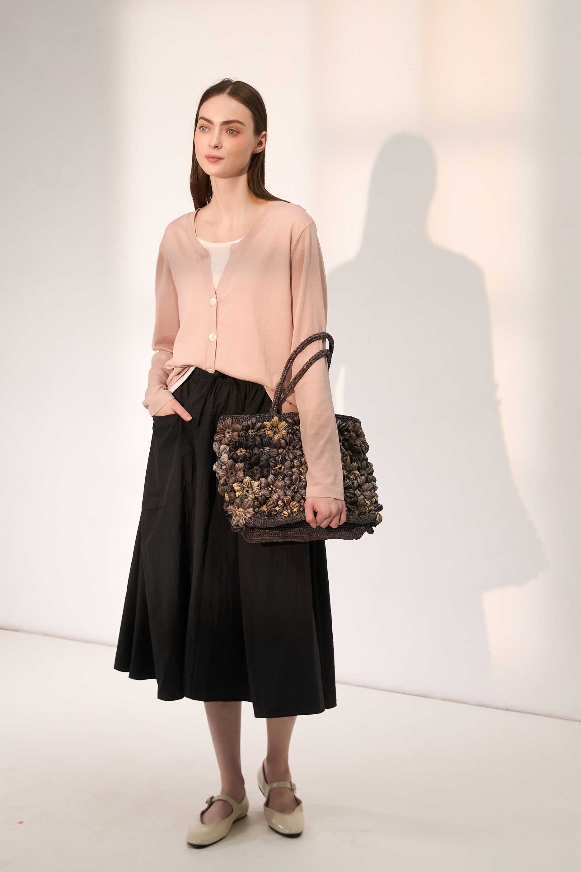 NORAH SUE Techno Pencil Skirt