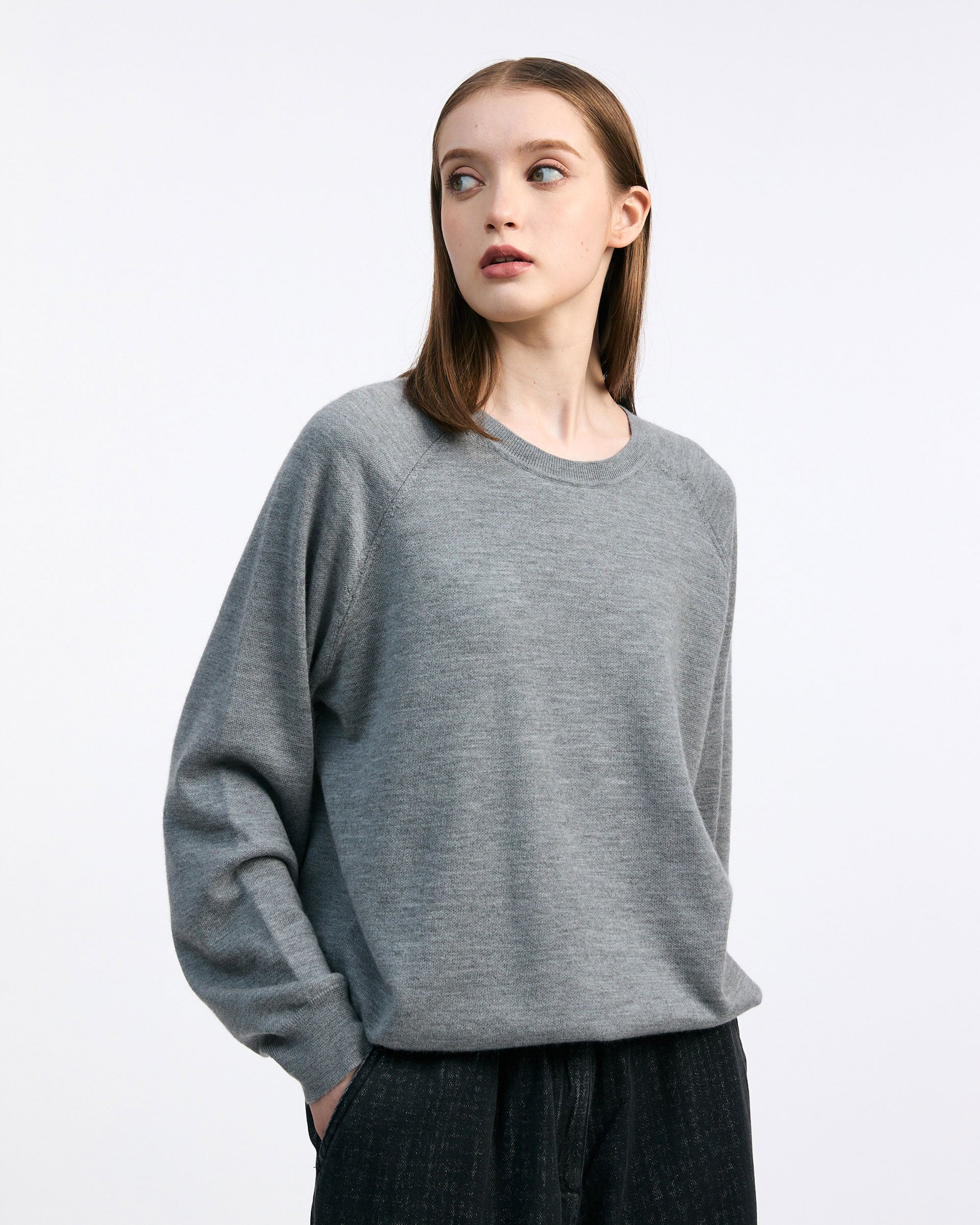 NORAH SUE Cashmere Luna Sweatshirt
