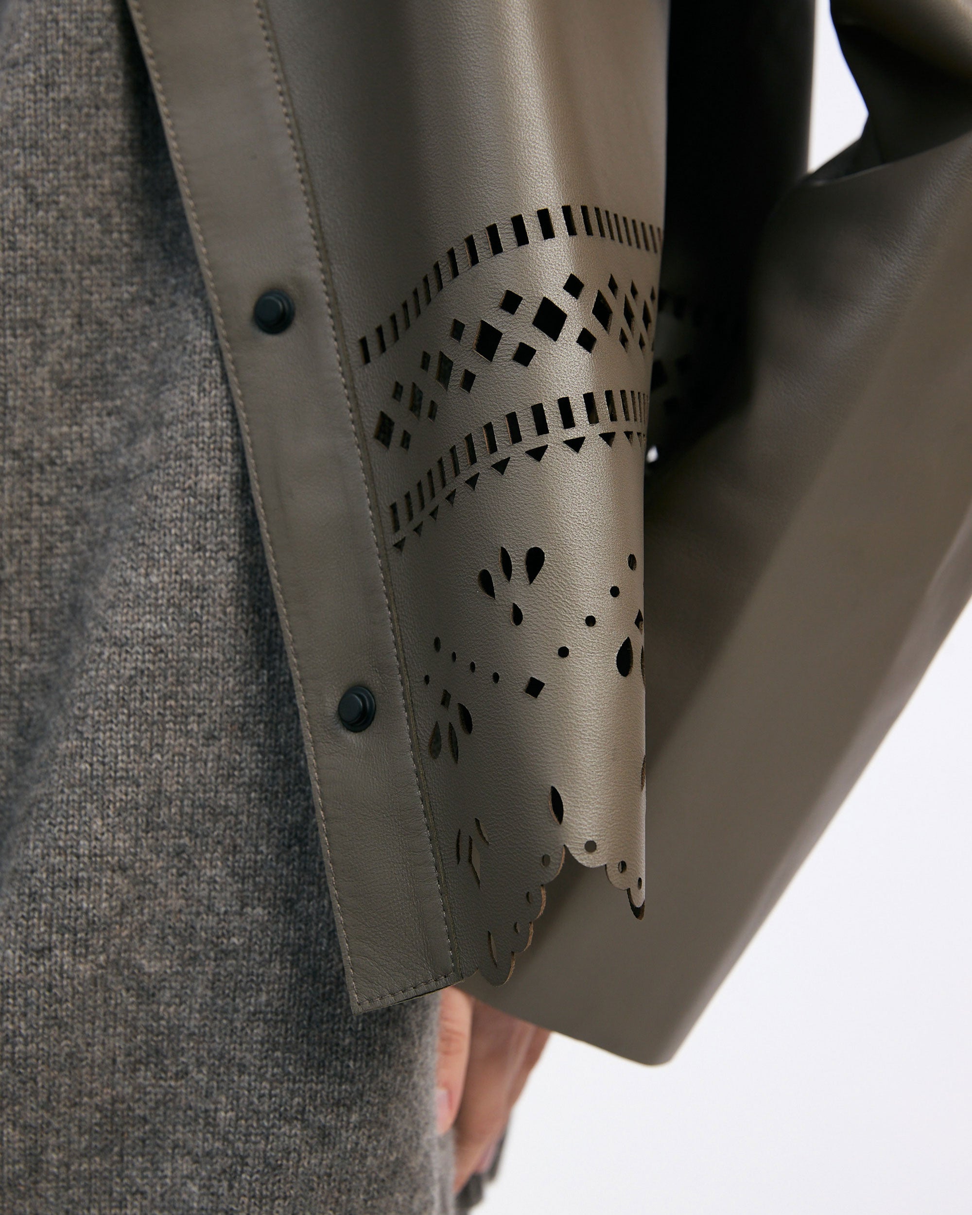 NORAH SUE Boho Leather Jacket