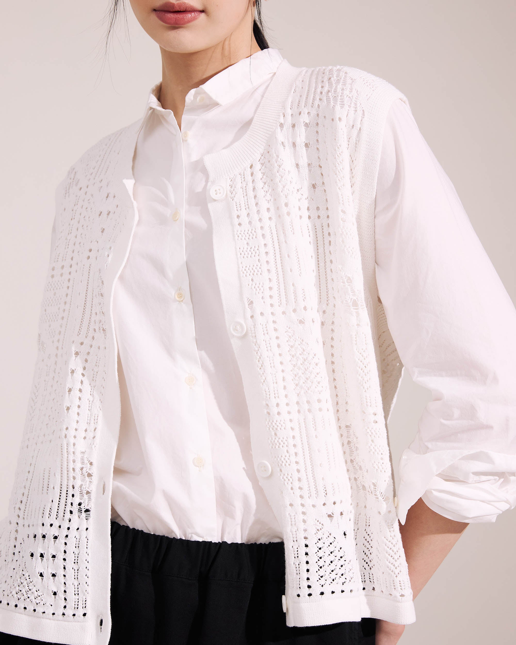 NORAH SUE Organic Cotton Gilet