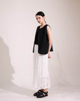 NORAH SUE Cotton Linen Vest