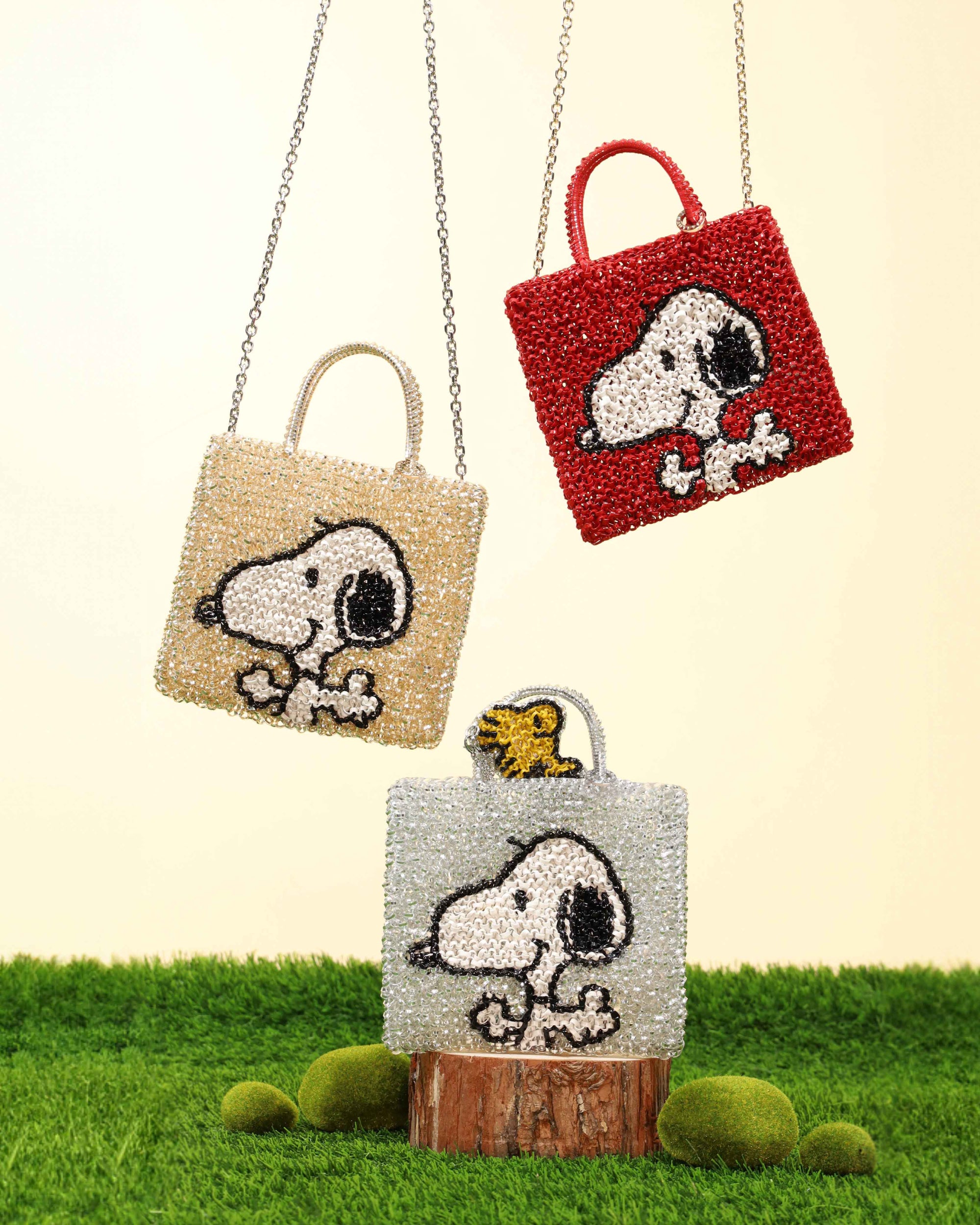 【24SS NEW】ANTEPRIMA_women / スヌーピー ワイヤーバッグ /2色 SNOOPY COLLECTION」ANTEPRIMA×PEANUTSコラボレーション【公式