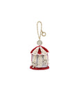 Christmas Bag Charm - Merry-Go-Round