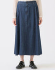 PAS DE CALAIS Natural Denim Skirt