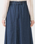 PAS DE CALAIS Natural Denim Skirt