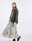 PAS DE CALAIS Animal Concert Print Skirt