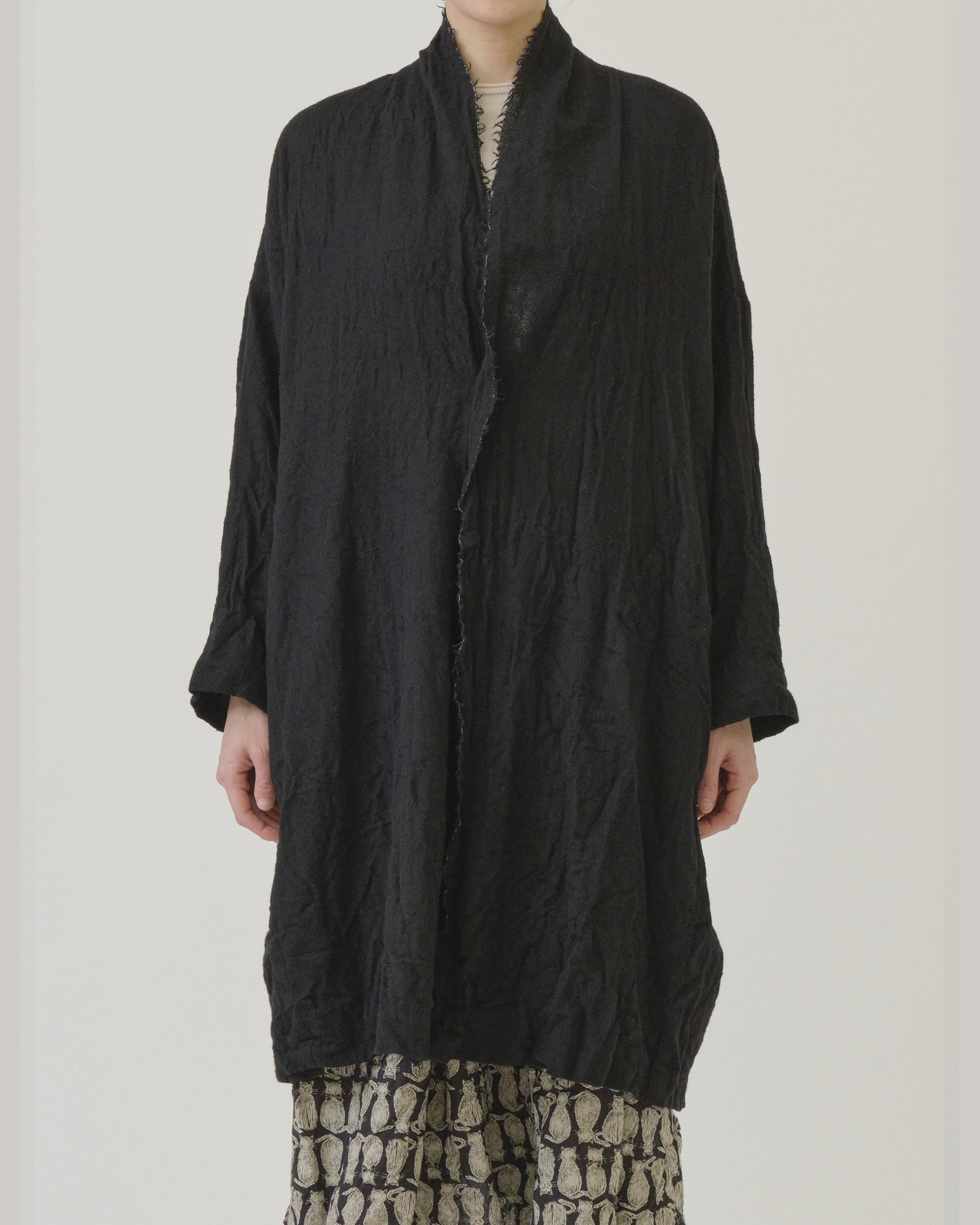 PAS DE CALAIS Refined Wool Gauze Coat