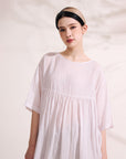 PAS DE CALAIS Tencel Ramie Crystal Dye Dress
