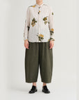 PAS DE CALAIS Summer Botanical Print Blouse