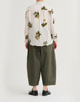 PAS DE CALAIS Summer Botanical Print Blouse