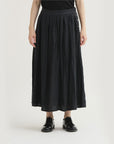PAS DE CALAIS French Linen Box Pleat Skirt