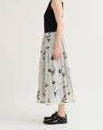 PAS DE CALAIS Plant Growth Print Skirt