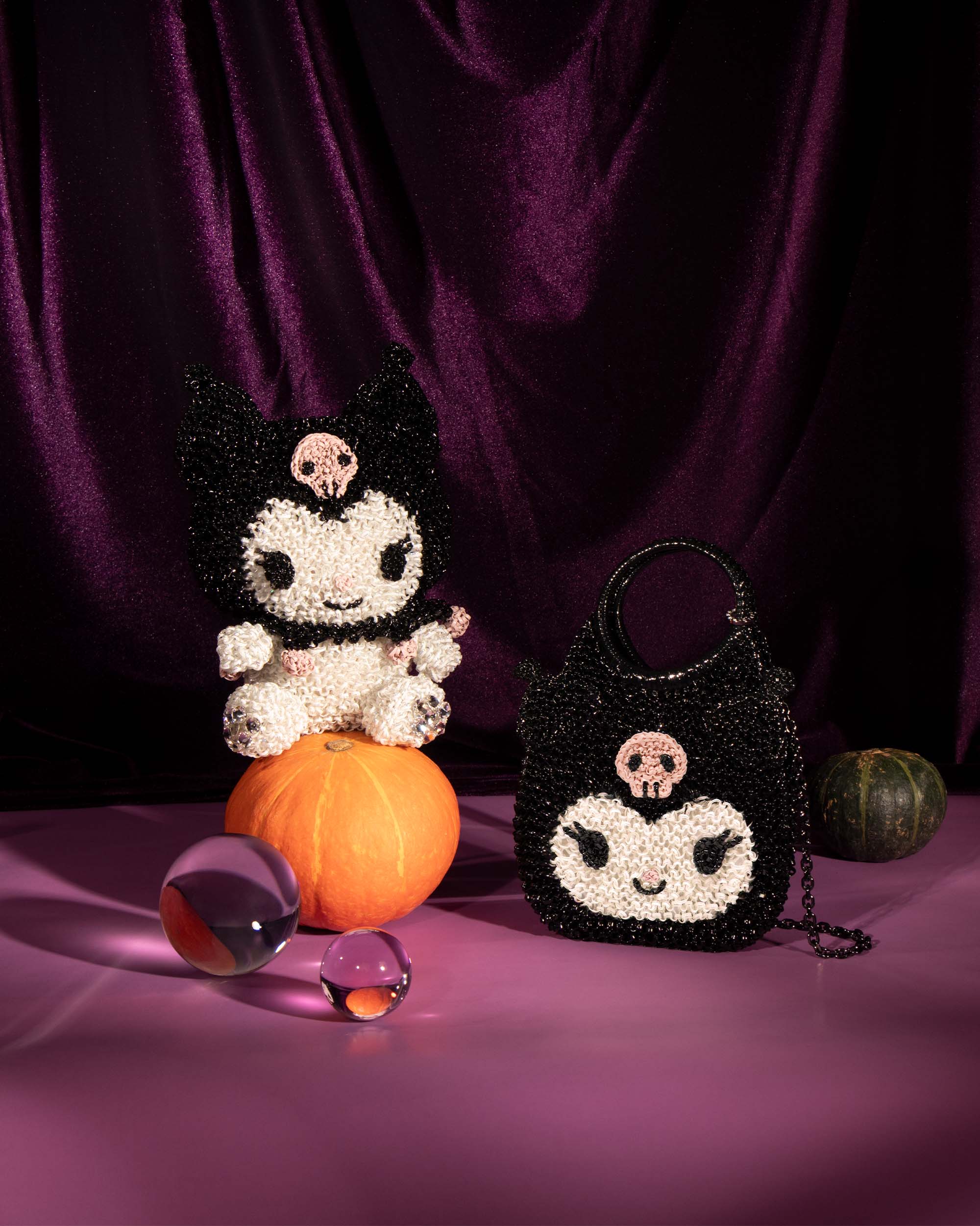 ANTEPRIMA WIREBAG x Kuromi Standard Teardrop Wirebag Small