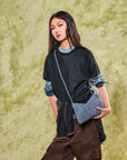 Twist Denim Wirebag