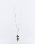 SEE REAL FLOWERS Woven Abalone Necklace