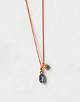 SEE REAL FLOWERS Blossom Charm Tanzanite Necklace
