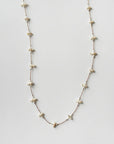 SEE REAL FLOWERS Long Keshi Pearl Necklace
