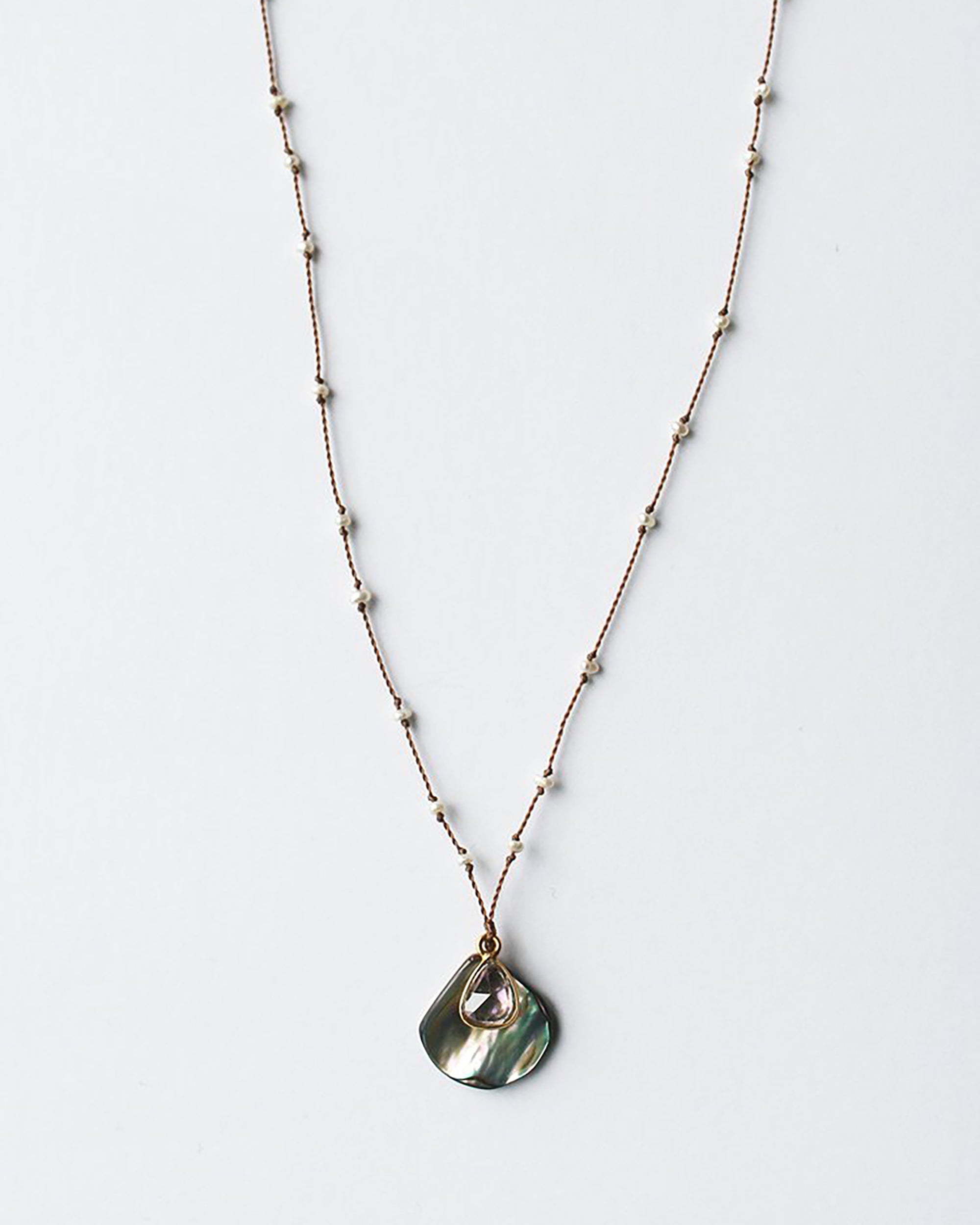 SEE REAL FLOWERS Sapphire Song Of The Sea Necklace