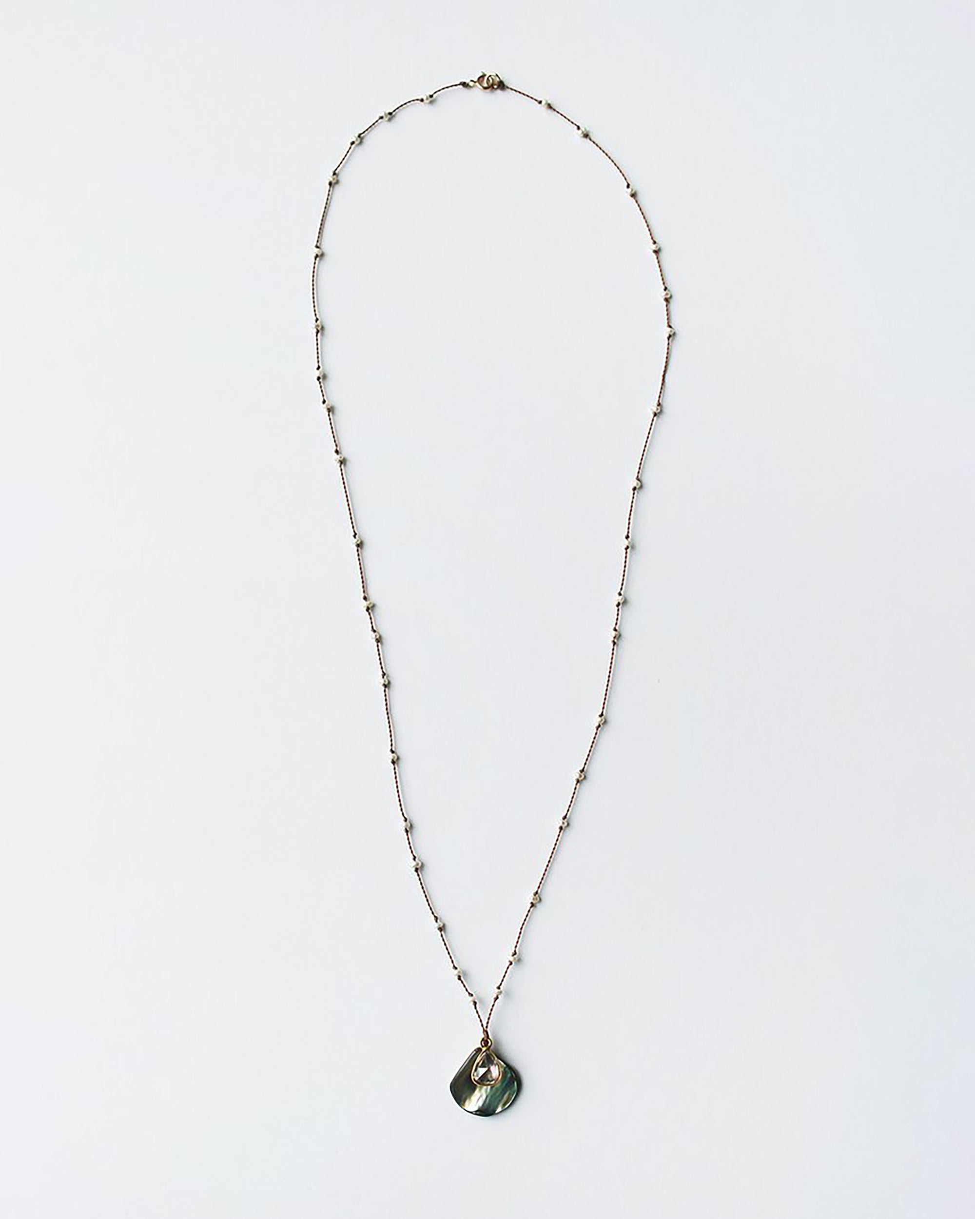 SEE REAL FLOWERS Sapphire Song Of The Sea Necklace