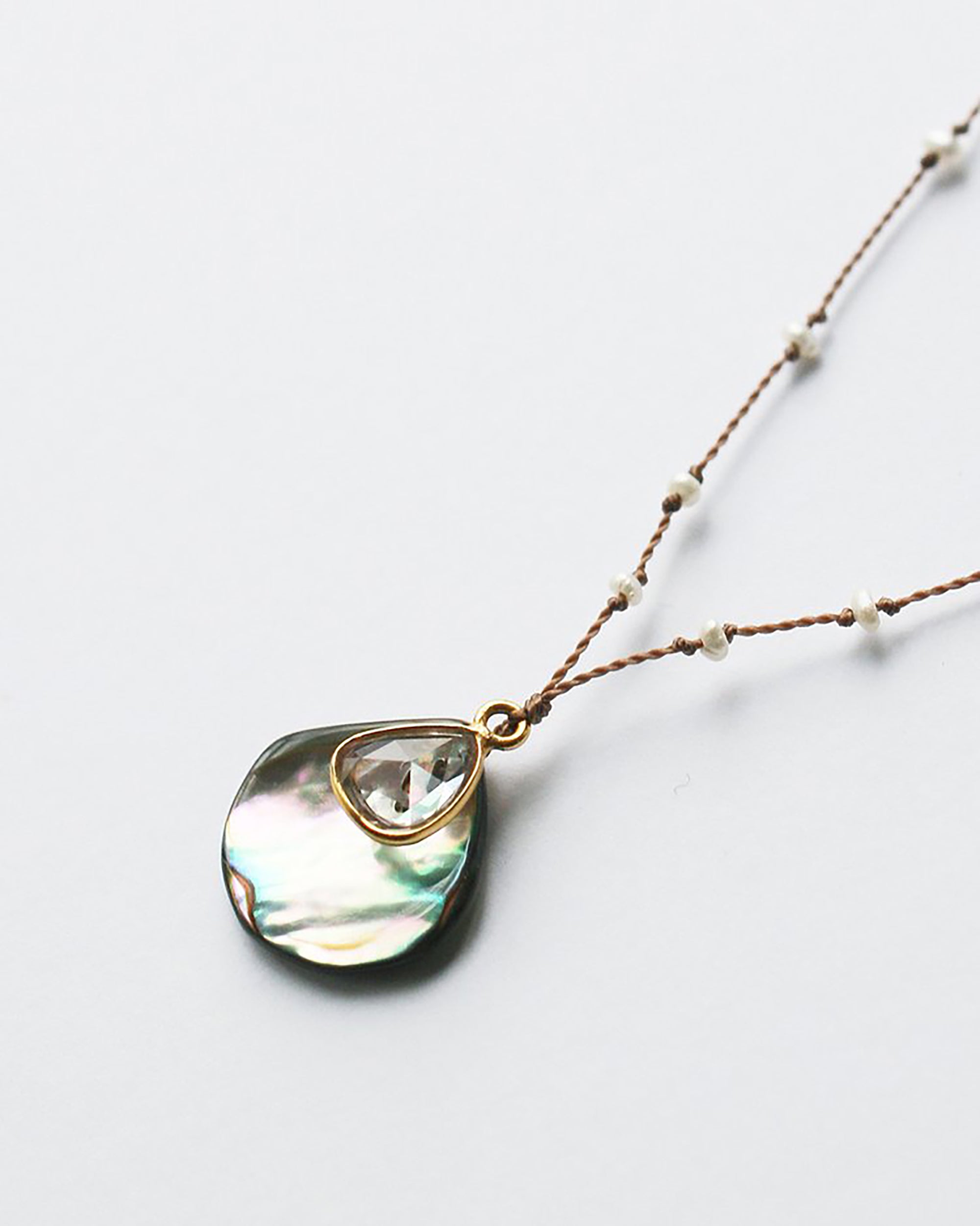 SEE REAL FLOWERS Sapphire Song Of The Sea Necklace