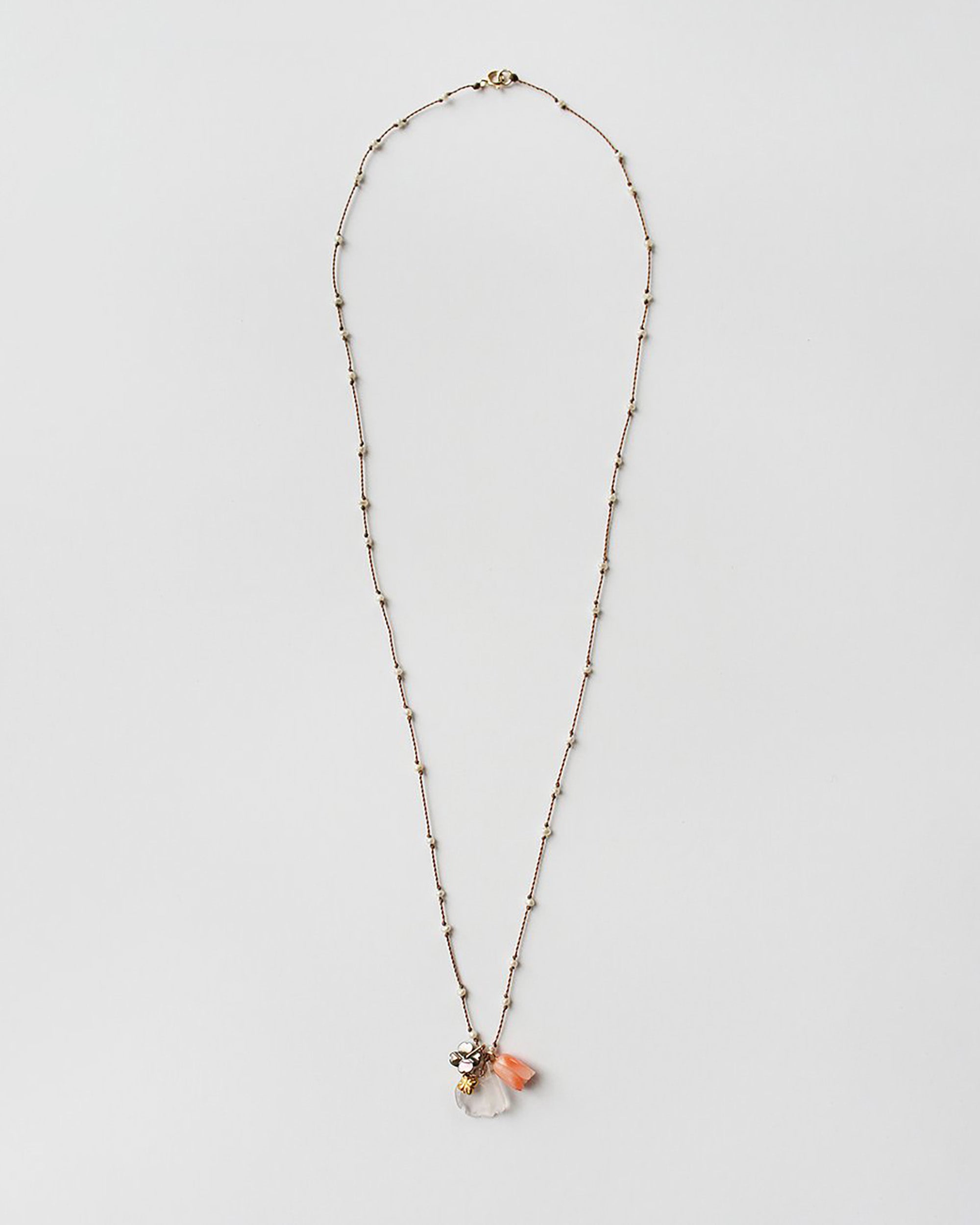 SEE REAL FLOWERS Rose Quartz See Real FLOWERS Necklace