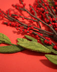 GRY & SIF Branch W/Mix Green Leaves