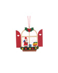 ULBRICHT Advent Window Santa Ornament