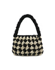 Entrelac Shoulder Wirebag