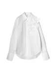 THE KEIJI Floral Applique Shirt