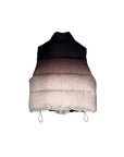 THE KEIJI Gradient Cable Print Down Vest