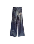 THE KEIJI Denim Print Drawstring Pants