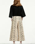 Nurma Jacquard Cropped Pants