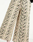 Nurma Jacquard Cropped Pants