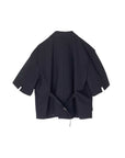 IJIIT Short Sleeve Blazer In Stripes