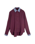 IJIIT Bi-Color Collar Shirt