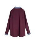 IJIIT Bi-Color Collar Shirt