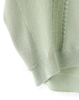 Handmade Crochet Deco Cotton Mix Twin Set Knit Top