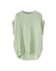 Handmade Crochet Deco Cotton Mix Twin Set Knit Top