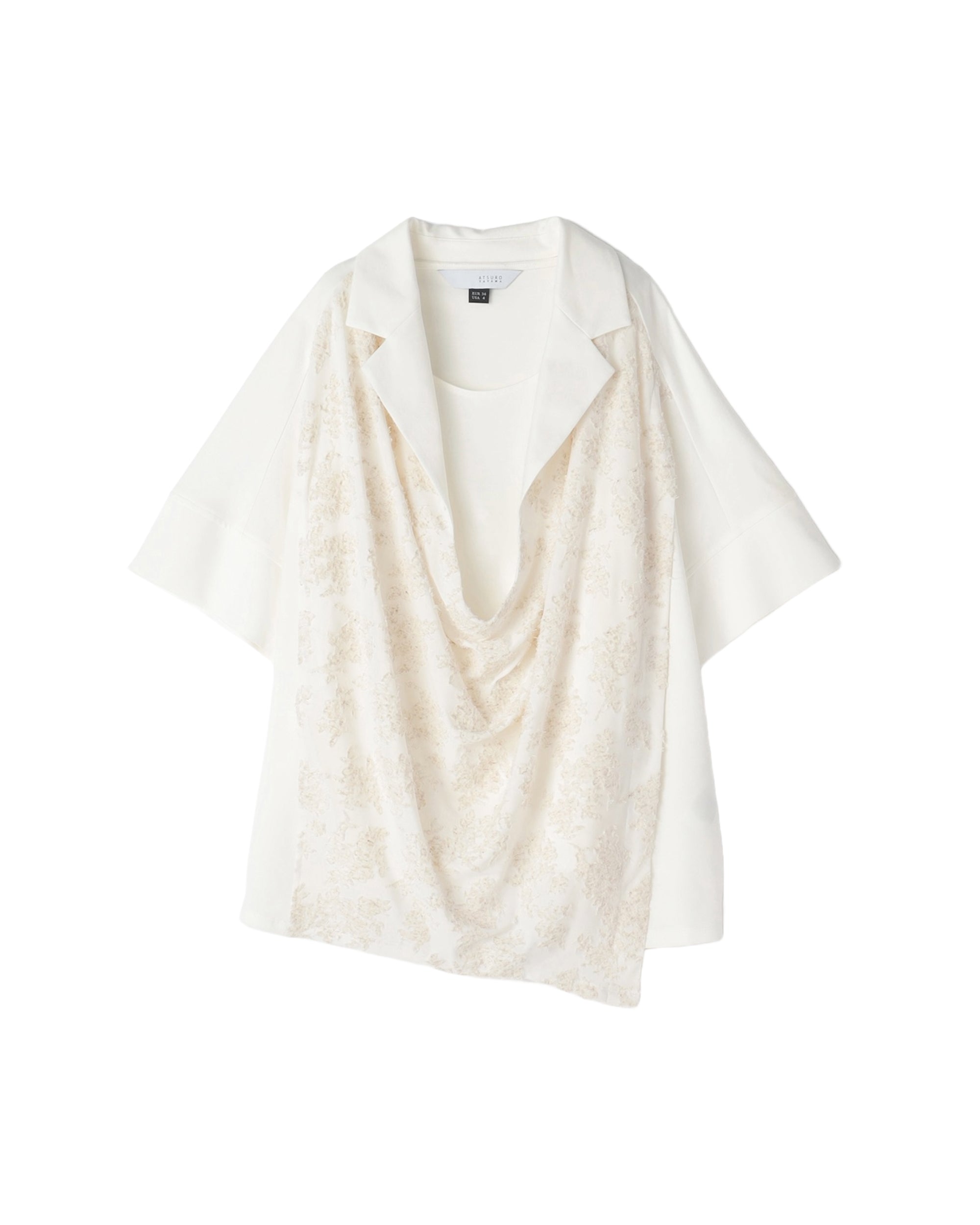 Jacq Drap Twin Set Top