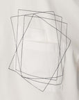 Folded Pocket Square Bold Stitch Top