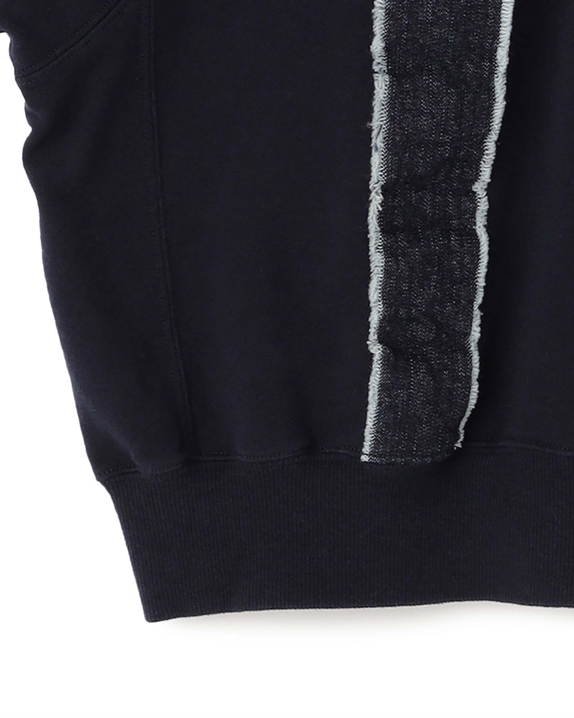 Denim Details Unisex Top
