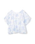 Vintage Floral Print Bubble Top