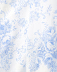 Vintage Floral Print Bubble Top