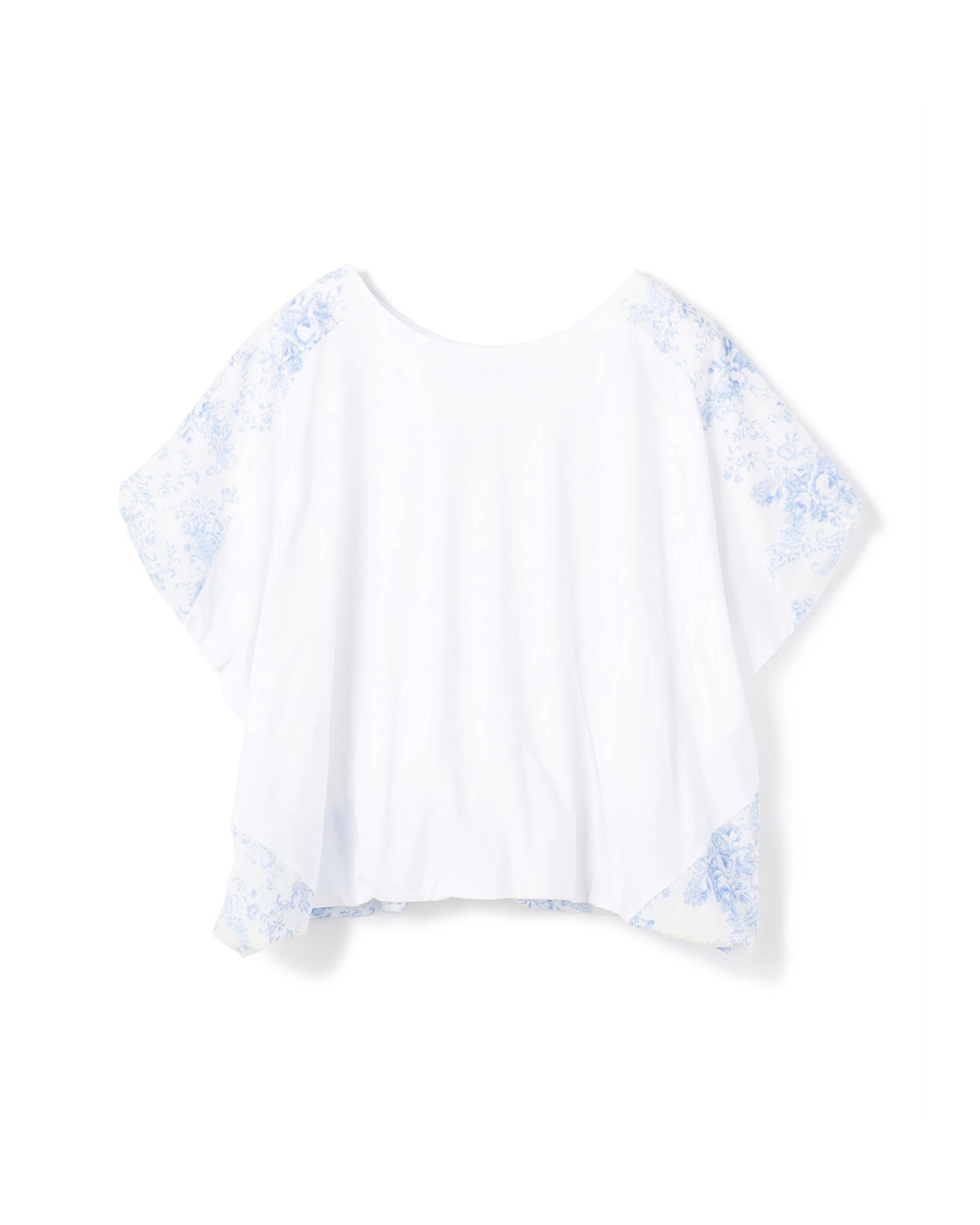 Vintage Floral Print Bubble Top
