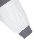 Jacquard Trim Bubble Knit