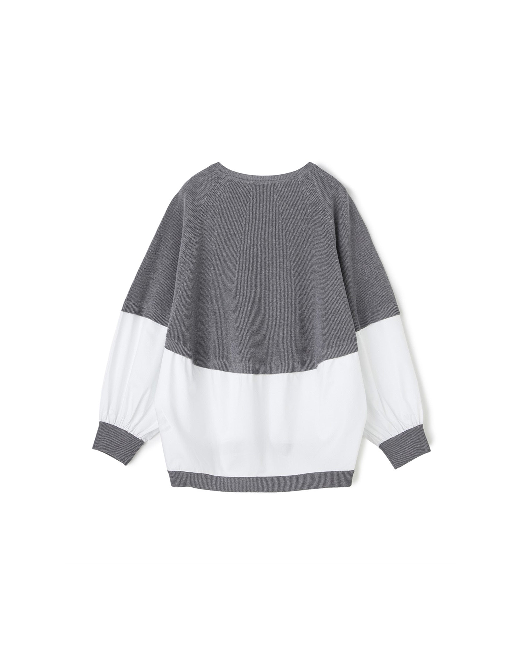 Jacquard Trim Bubble Knit
