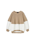 Jacquard Trim Bubble Knit