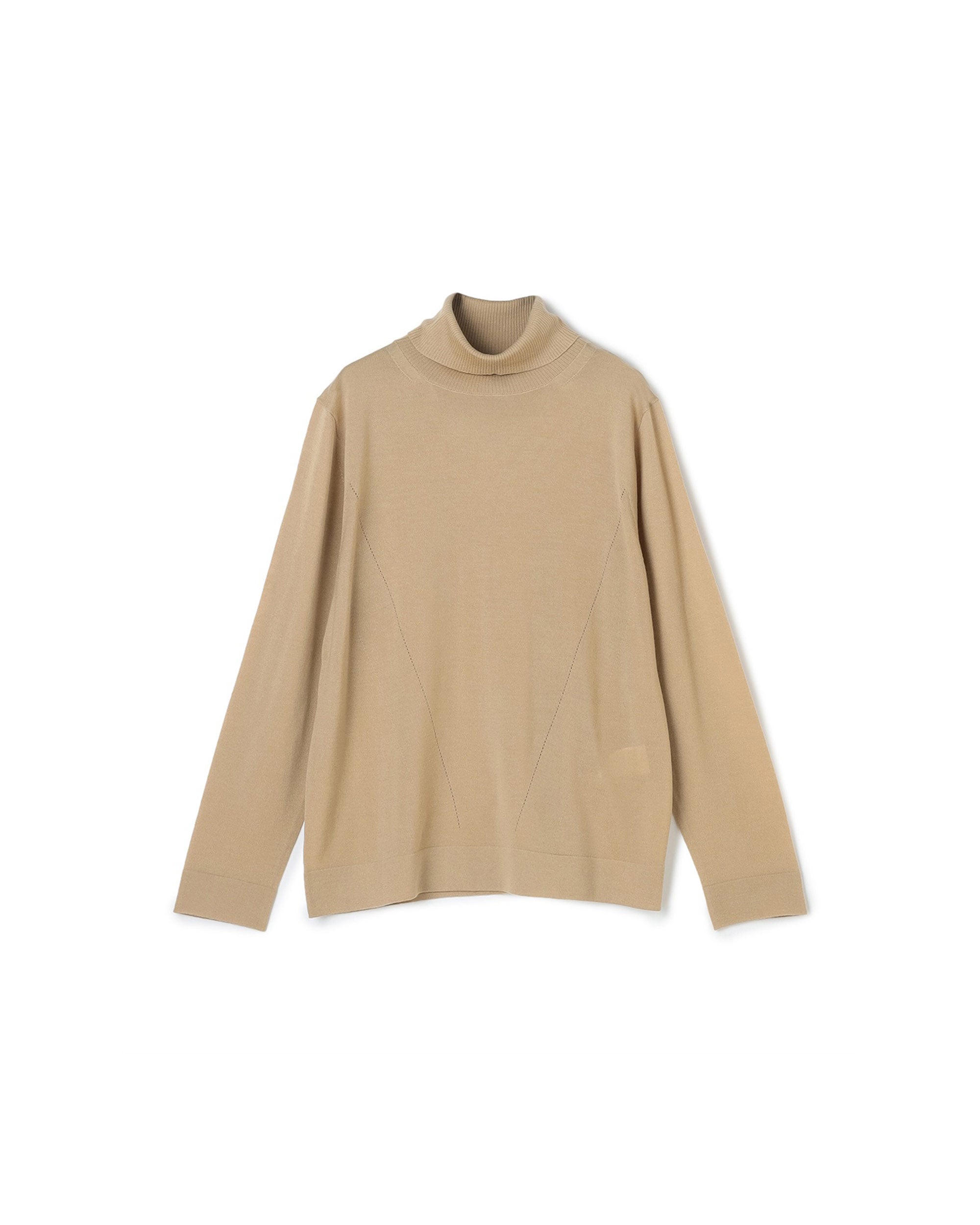 Soft Wool Turtle Neck Knit Top