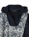 Bowling Collar Jacq Knit Top
