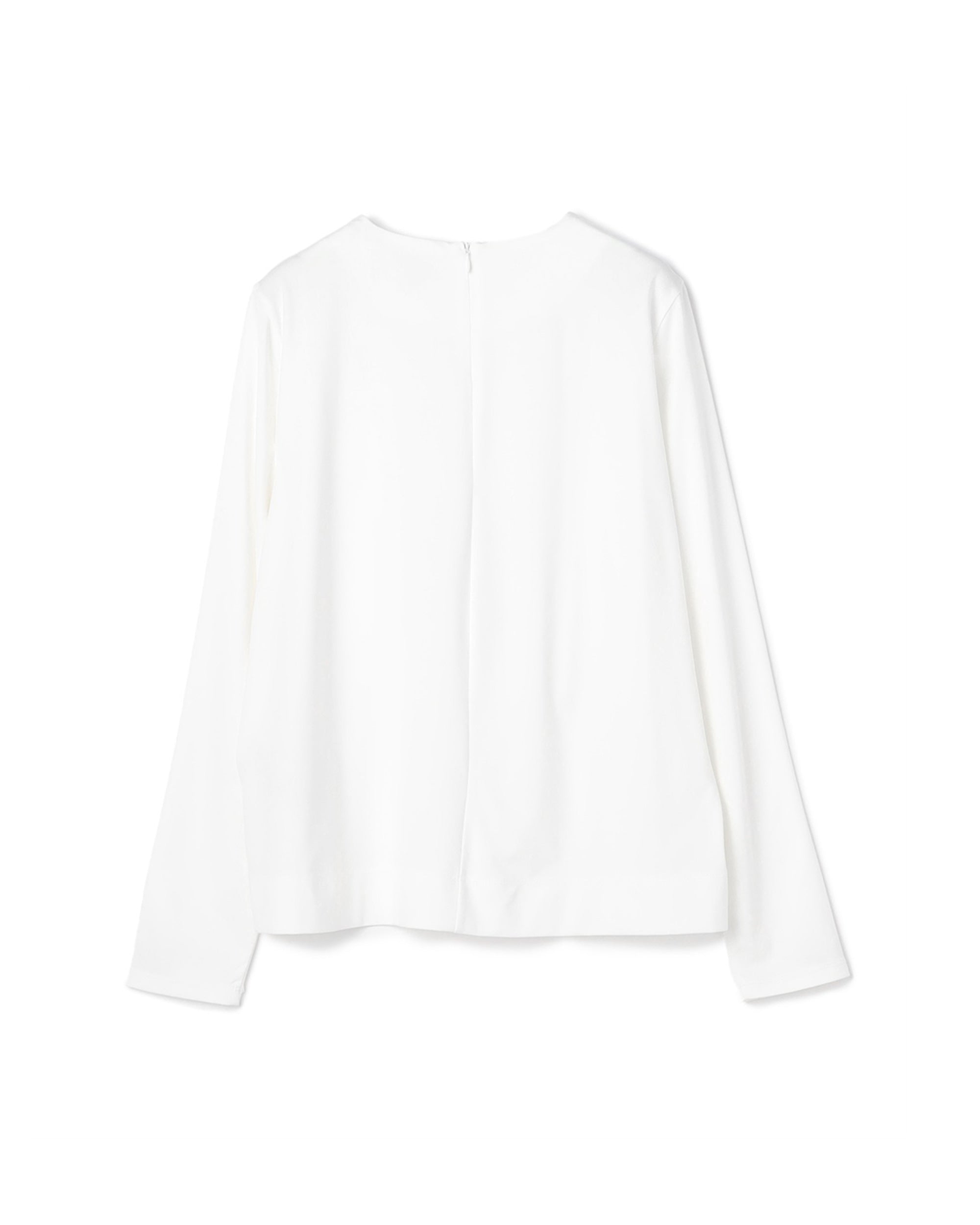 Big Pleated Jacquard Front Top